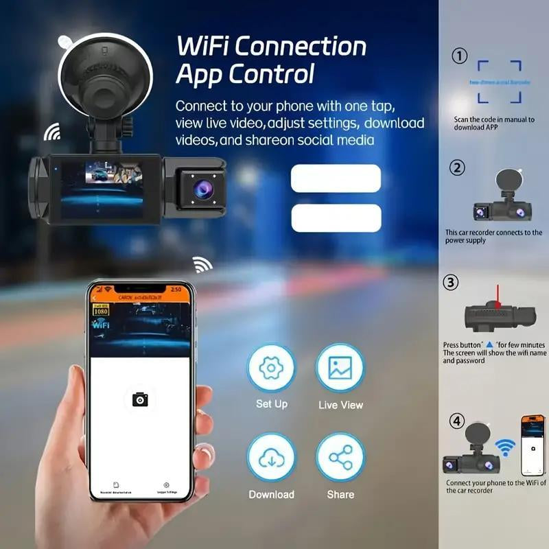 Car Dashcam, HD Car DVR with 32GB Memory Card - Vehicle Video Surveillance Recorder, Compatible with Cars, Trucks & Suvs - Auto DVR for Video Recording #TOP PICKS