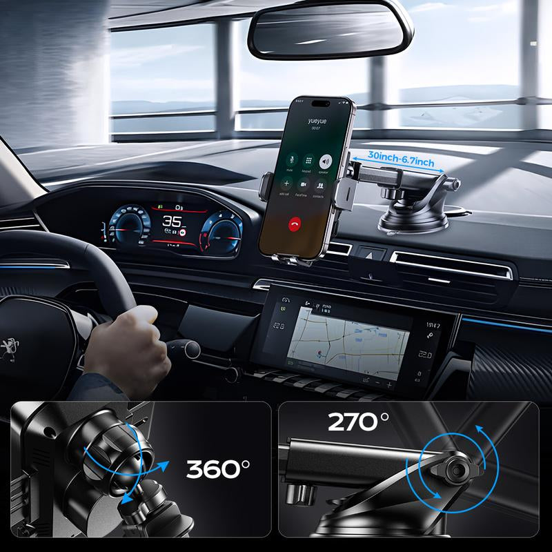 Tiktok Shop Phone Holder, Car Accessories 15W Wireless Fast Auto Clamping Car Charger Fit for Iphone 15 14 13 12 11 Pro Max Smartphone Cellphone Charging