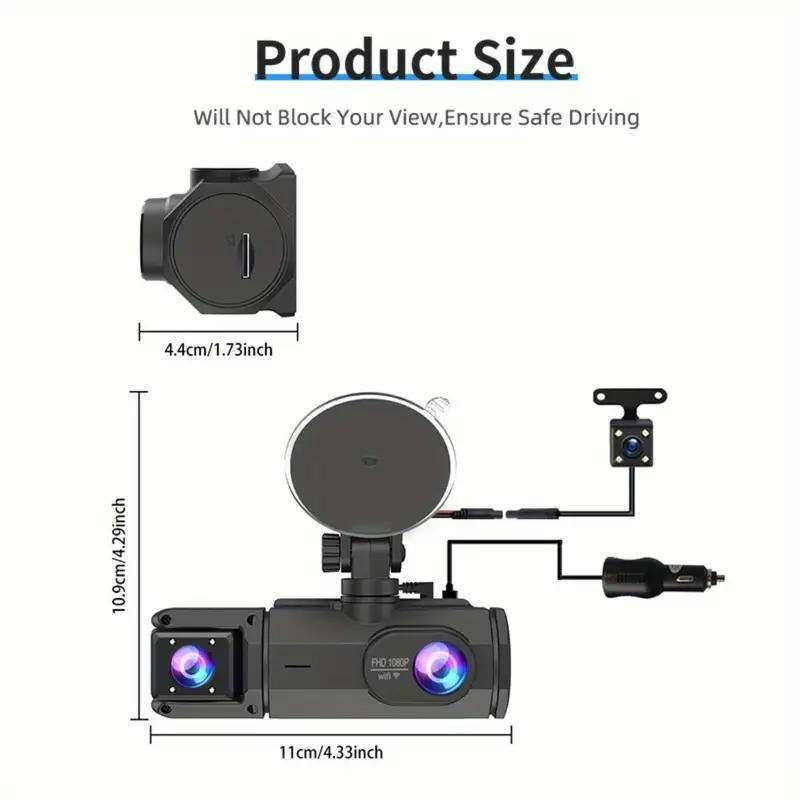 Car Dashcam, HD Car DVR with 32GB Memory Card - Vehicle Video Surveillance Recorder, Compatible with Cars, Trucks & Suvs - Auto DVR for Video Recording #TOP PICKS