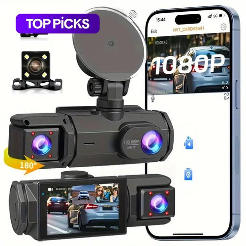Car Dashcam, HD Car DVR with 32GB Memory Card - Vehicle Video Surveillance Recorder, Compatible with Cars, Trucks & Suvs - Auto DVR for Video Recording #TOP PICKS