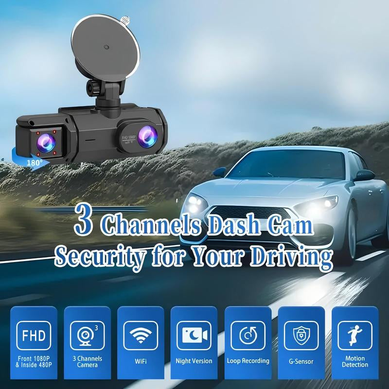 Car Dashcam, HD Car DVR with 32GB Memory Card - Vehicle Video Surveillance Recorder, Compatible with Cars, Trucks & Suvs - Auto DVR for Video Recording #TOP PICKS